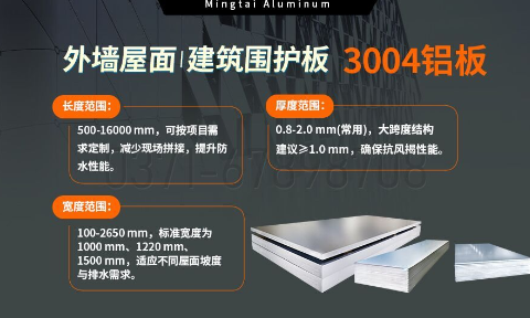AL3004鋁卷_外墻屋面、建筑圍護板用3004-H24鋁合金板 3系鋁鎂錳板-3004寬幅鋁板